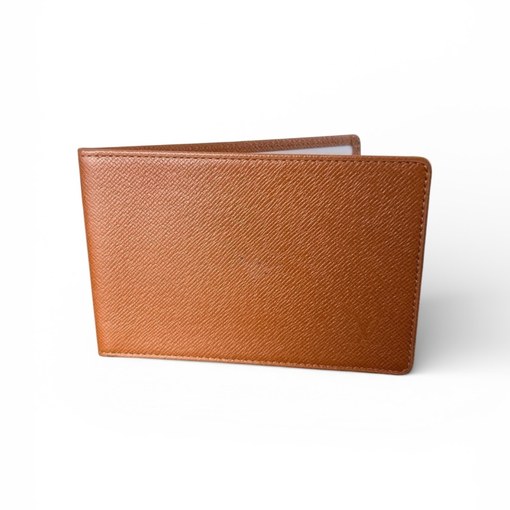 Authentic Louis Vuitton Taiga Leather Card Holder